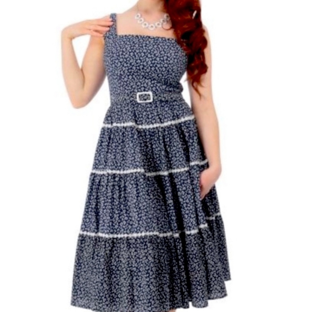 Collectif cheeries dress NWT